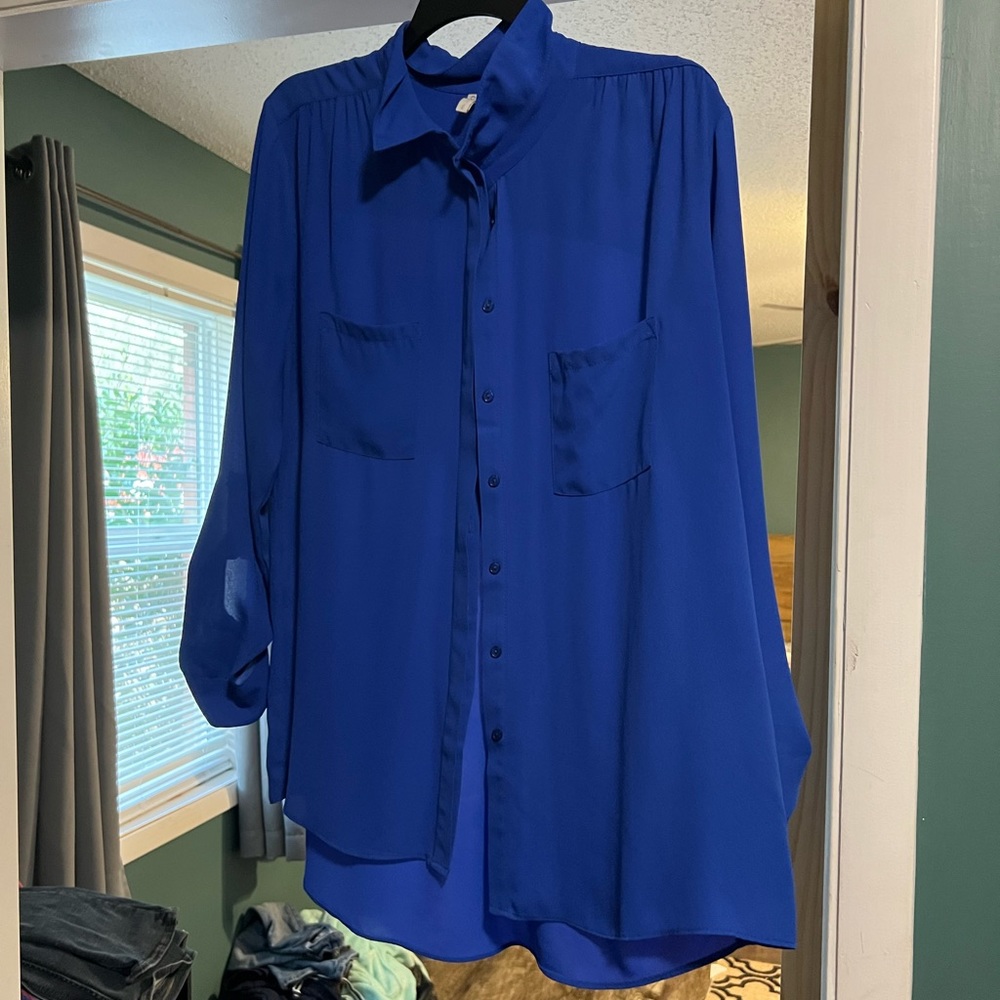 Royal Blue blouse
